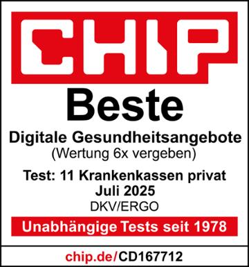 CHIP Test: Testsieger Digitale Gesundheitsangebote (Chip Juli 2025 Testsieger Digitale Gesundheitsangebote)